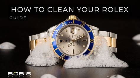 washing a rolex makes it so shiny|how to clean rolex glasses.